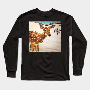 Deer Winter Long Sleeve T-Shirt